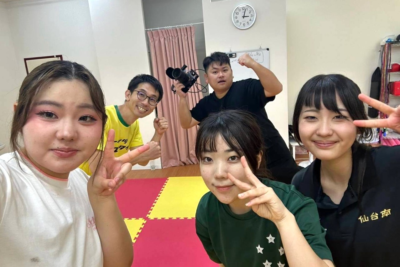 長町キックボクシングでの体験の様子